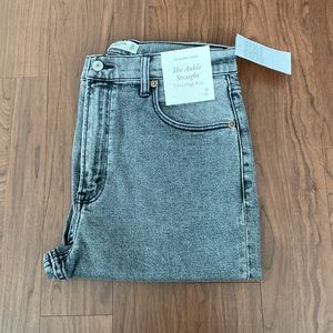 Abercrombie Ankle Straight Ultra High Rise Jean